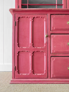 A Delightful Painted Pine Cabinet c1900