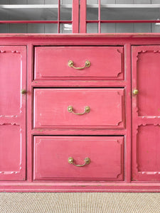 A Delightful Painted Pine Cabinet c1900