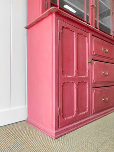 A Delightful Painted Pine Cabinet c1900