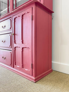 A Delightful Painted Pine Cabinet c1900