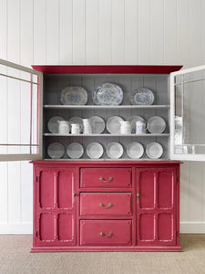 A Delightful Painted Pine Cabinet c1900