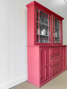A Delightful Painted Pine Cabinet c1900