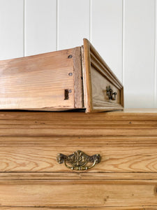 A Large 19th Century Pine Cupboard or Sideboard c1880