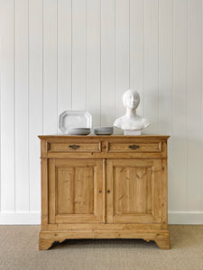 A Large 19th Century Pine Cupboard or Sideboard c1880