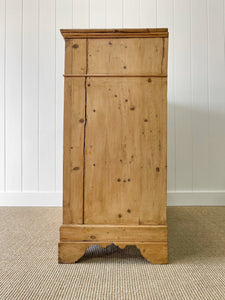 A Large 19th Century Pine Cupboard or Sideboard c1880