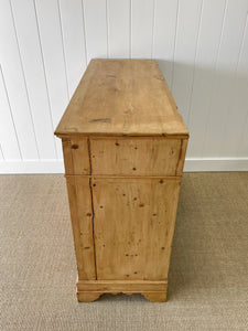 A Large 19th Century Pine Cupboard or Sideboard c1880