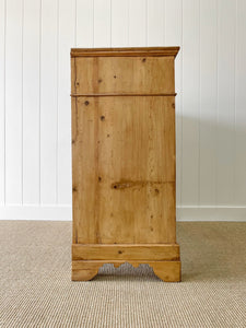 A Large 19th Century Pine Cupboard or Sideboard c1880