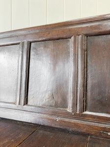 A Good 19th Century English Oak Settle