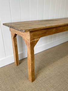An English 9ft  8in Early 19th Century Country Pine Farmhouse Sideboard Harvest Table