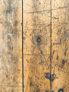 An English 9ft  8in Early 19th Century Country Pine Farmhouse Sideboard Harvest Table