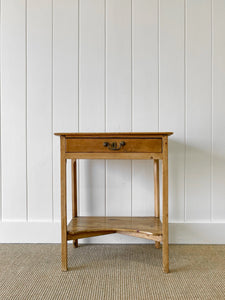 Antique English Pine Console Side Table c1860
