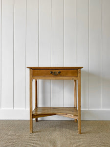 Antique English Pine Console Side Table c1860
