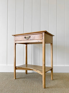 Antique English Pine Console Side Table c1860