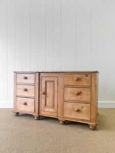 An Antique English Pine Sideboard c1890