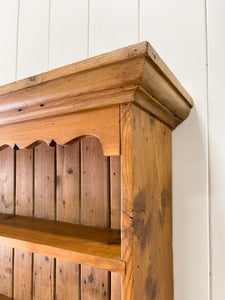 A Large 19th Century Pine Welsh Dresser or Cupboard
