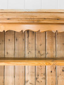 A Large 19th Century Pine Welsh Dresser or Cupboard