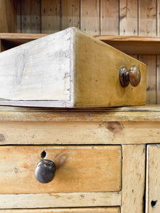 A Large 19th Century Pine Welsh Dresser or Cupboard