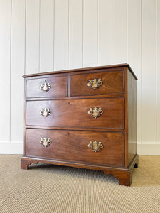 An Early 19th Century English Country Made Mahogany Chest of Drawers Dresser
