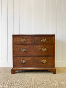 An Early 19th Century English Country Made Mahogany Chest of Drawers Dresser