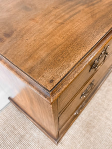 An Early 19th Century English Country Made Mahogany Chest of Drawers Dresser