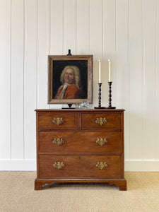 An Early 19th Century English Country Made Mahogany Chest of Drawers Dresser