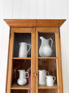 An 8ft tall, 19th Century English Pine Bookcase or Cupboard