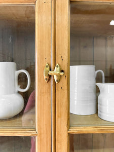 An 8ft tall, 19th Century English Pine Bookcase or Cupboard