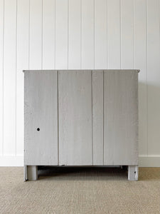 A Large Taupe English Pine Chest of Drawers Dresser on Bracket Feet c1890