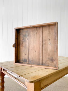 A Vintage English Country 6ft Dining Harvest Farmhouse Table