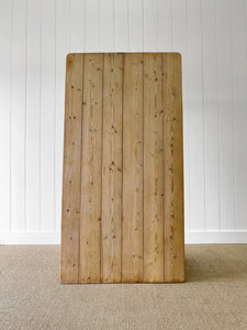 A Vintage English Country 6ft Dining Harvest Farmhouse Table