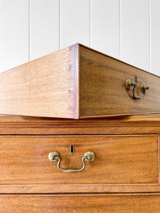 An 18th Century English Mahogany Chest of Drawers or Dresser
