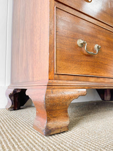 An 18th Century English Mahogany Chest of Drawers or Dresser