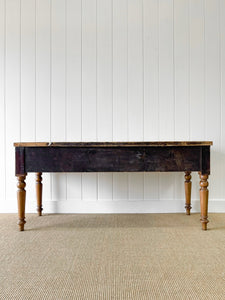An Antique English Almost 6ft Dining Server or Console Table