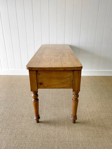 An Antique English Almost 6ft Dining Server or Console Table