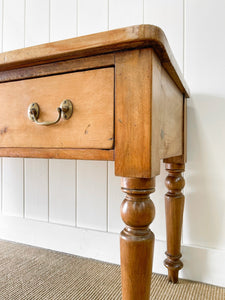 An Antique English Almost 6ft Dining Server or Console Table