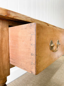 An Antique English Almost 6ft Dining Server or Console Table
