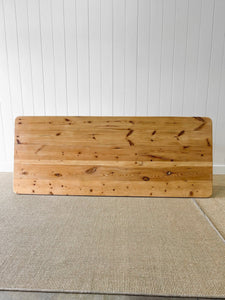 A Large Antique 8 ft English Pine Farmhouse Table