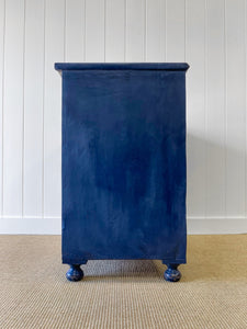 An  Antique English Campaign Chest of Drawers or Dresser