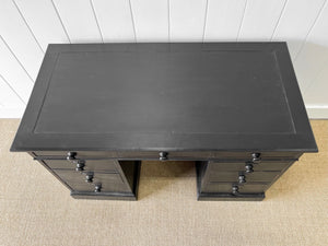 Antique English Pedestal Desk c1890