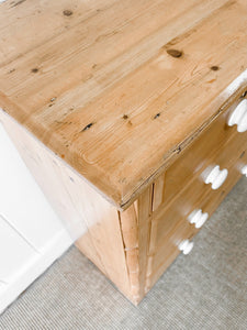 A 19th Century English Chest of Drawers or Dresser