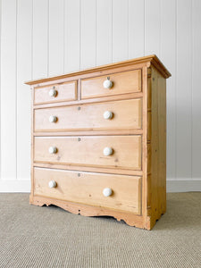 A 19th Century English Chest of Drawers or Dresser