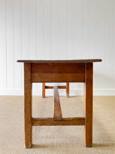 An Antique Irish, Over 6ft Dining Server or Console Table