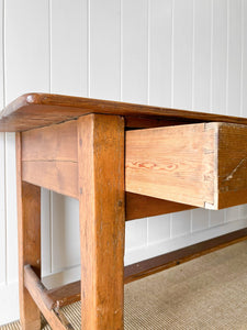 An Antique Irish, Over 6ft Dining Server or Console Table