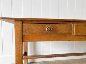 An Antique Irish, Over 6ft Dining Server or Console Table