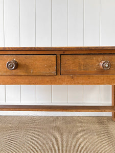 An Antique Irish, Over 6ft Dining Server or Console Table