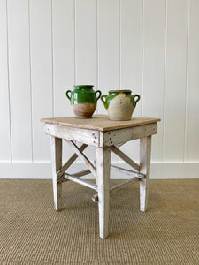 A Delightfully Rustic and Quirky Antique End Table c1890