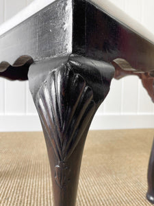 A Graceful 18th Century English Cabriole Leg Dressing Stool