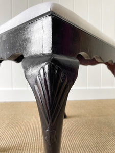 A Graceful 18th Century English Cabriole Leg Dressing Stool