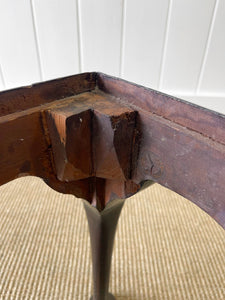 A Graceful 18th Century English Cabriole Leg Dressing Stool