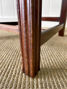 An 18th Century Mahogany Elbow Chair Newly Upholstered